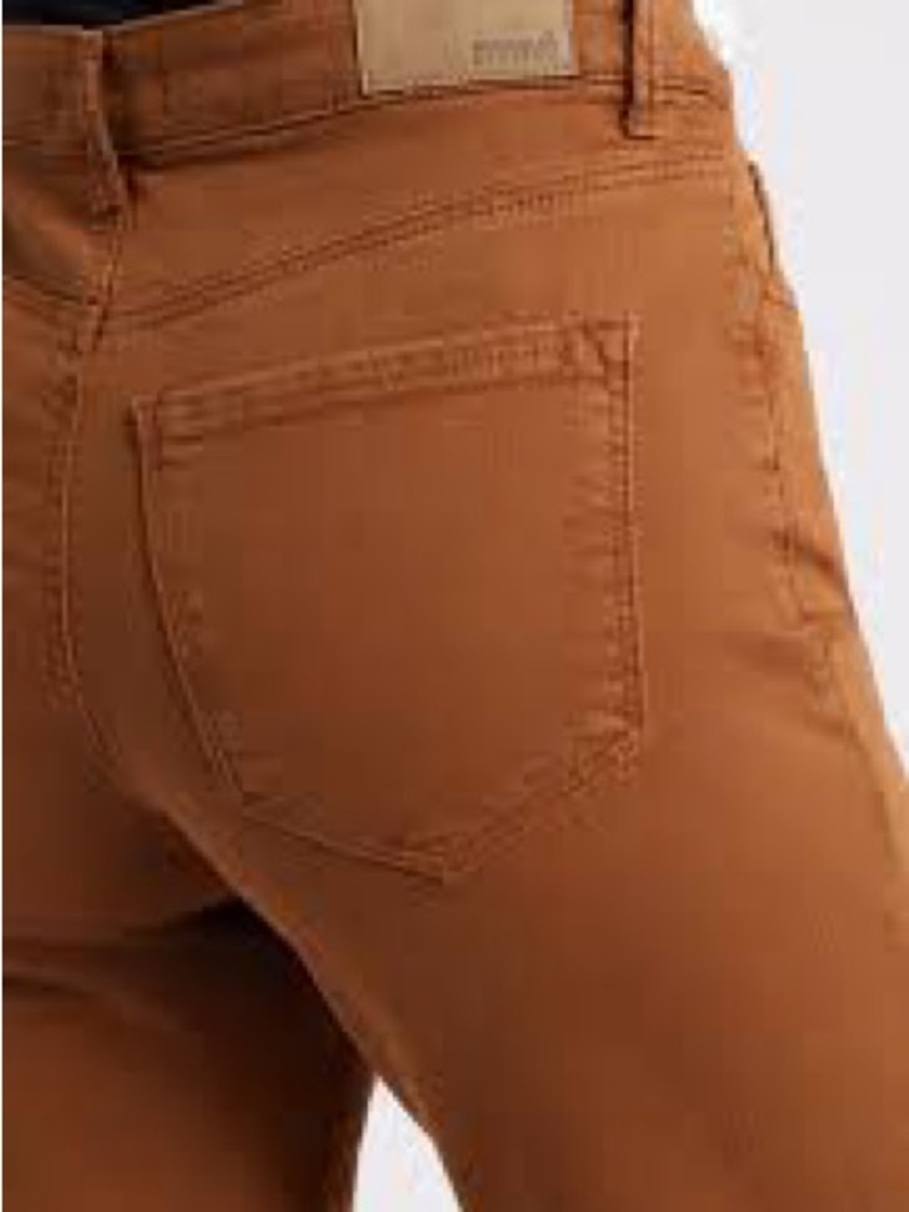Mavi Women's Tess High-Rise Skinny Jeans in Burnt Orange Size 28/27